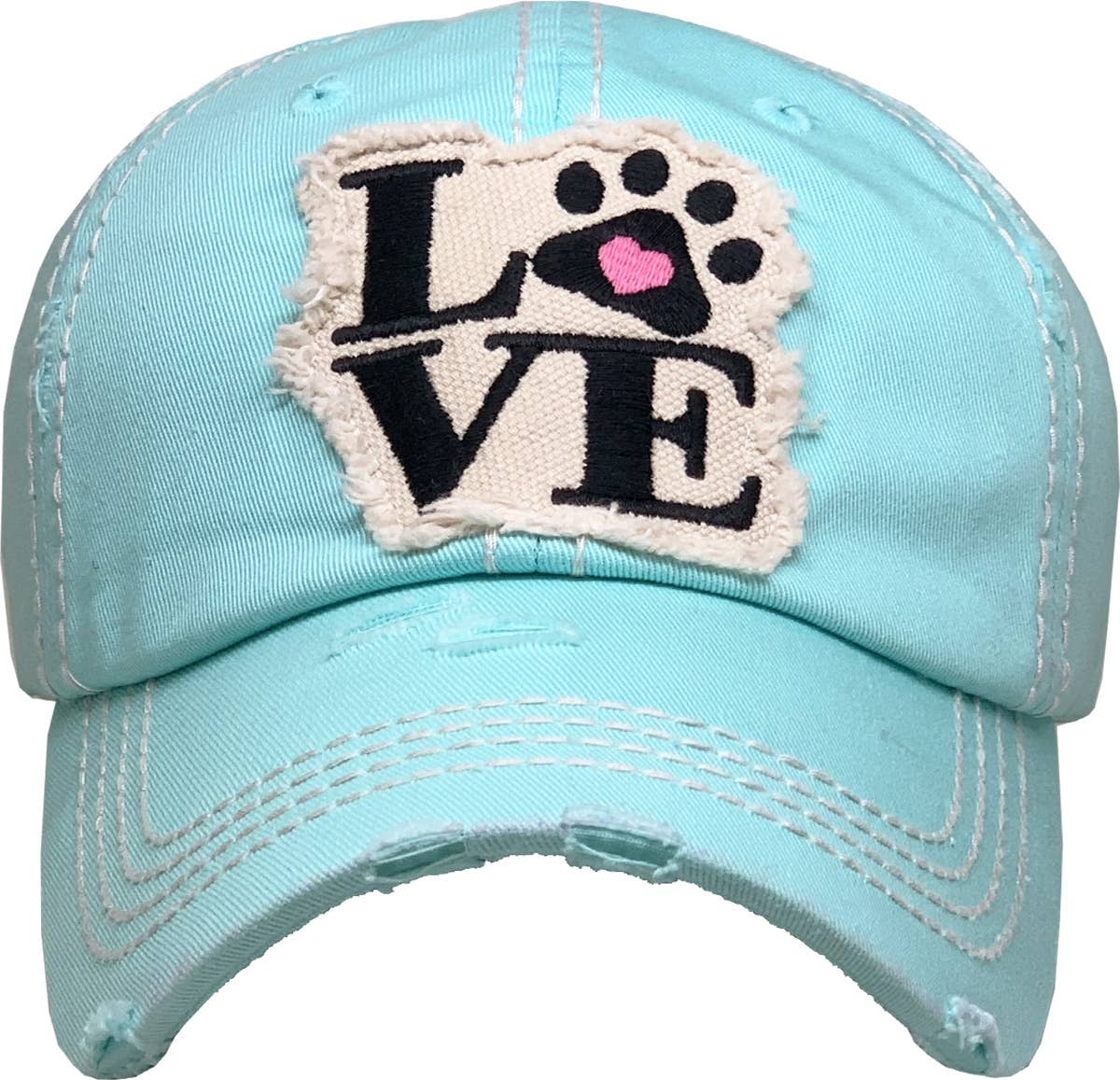 Paw Love Vintage Ballcap