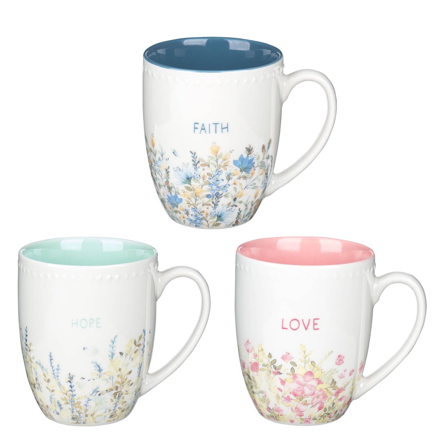 Mug Love with flowers