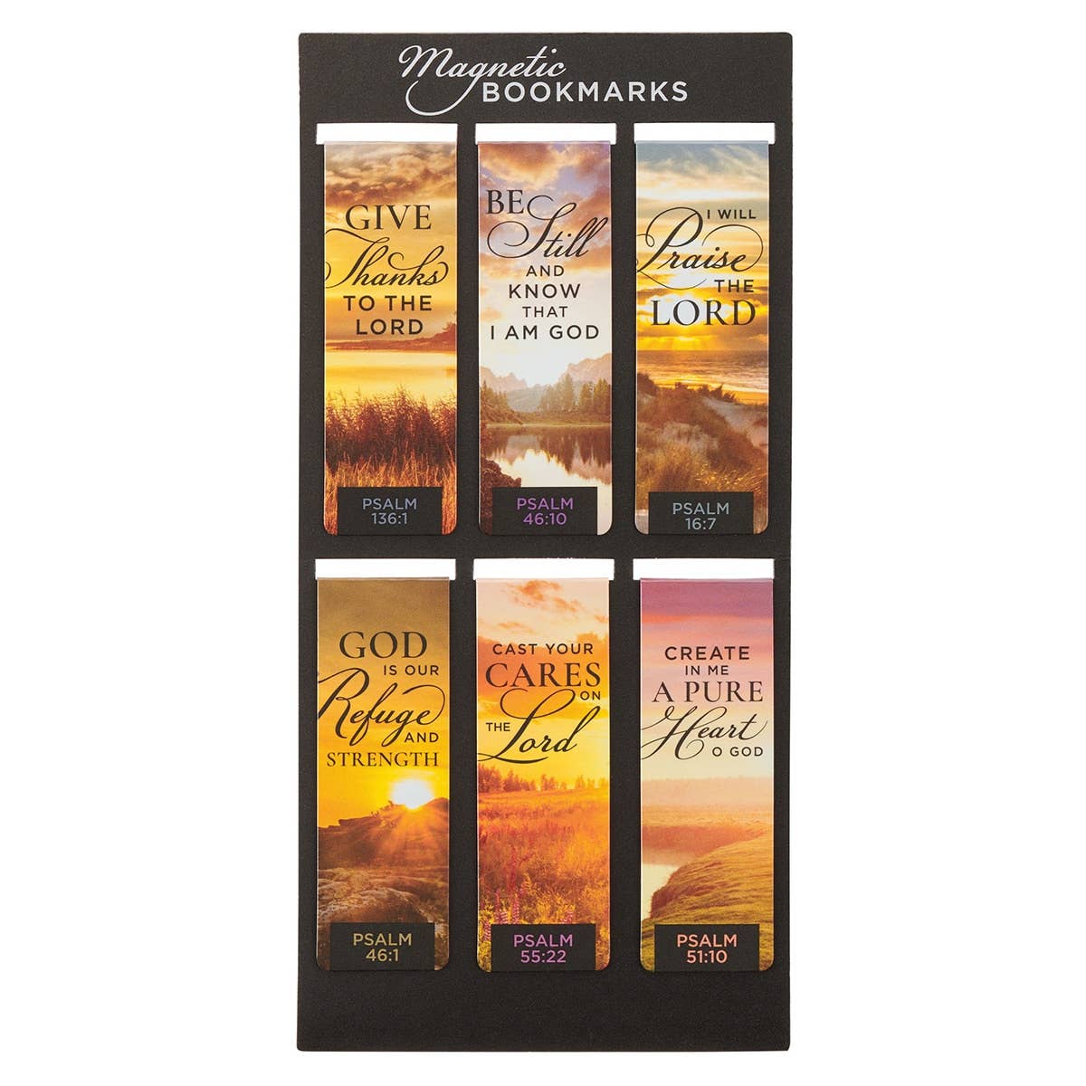 Magnetic bookmark assortment