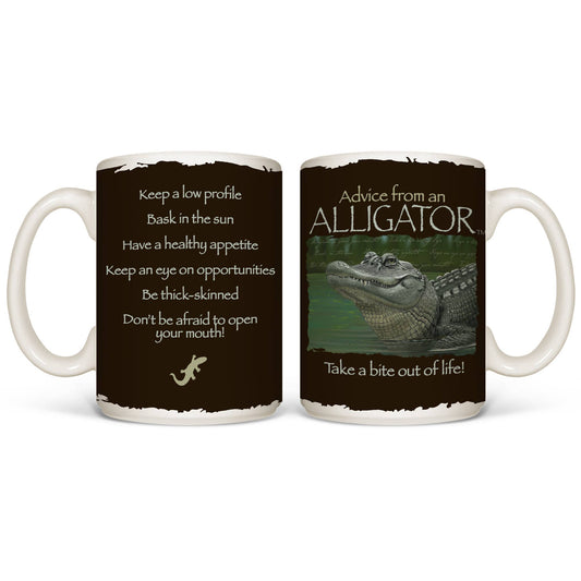 Advice Alligator - White 15oz Mug