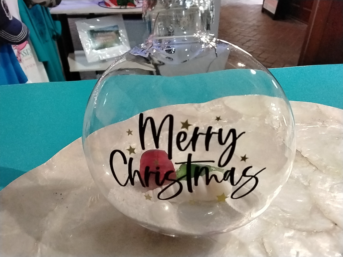 Sand globe ornament
